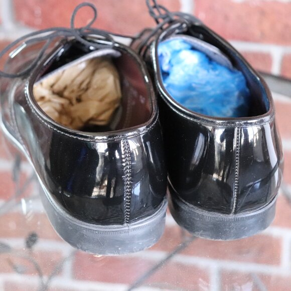 joseph feiss shoes * black * shiny * size 10.5 * mens - Picture 8 of 14